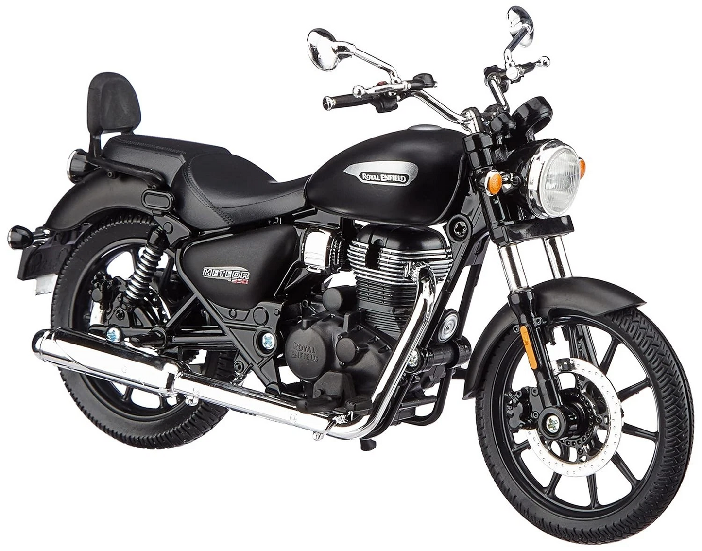 AUTODUX Royal Enfield Scale Model Meteor 350 Stellar Black