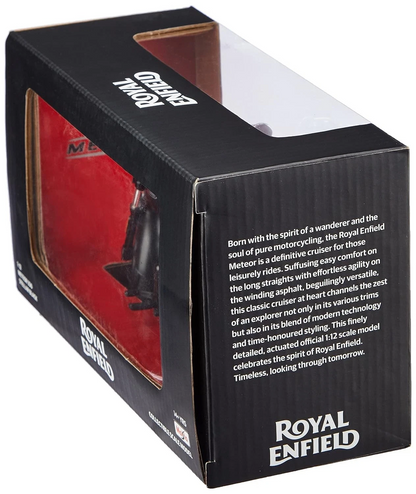 AUTODUX Royal Enfield Scale Model Meteor 350 Stellar Black