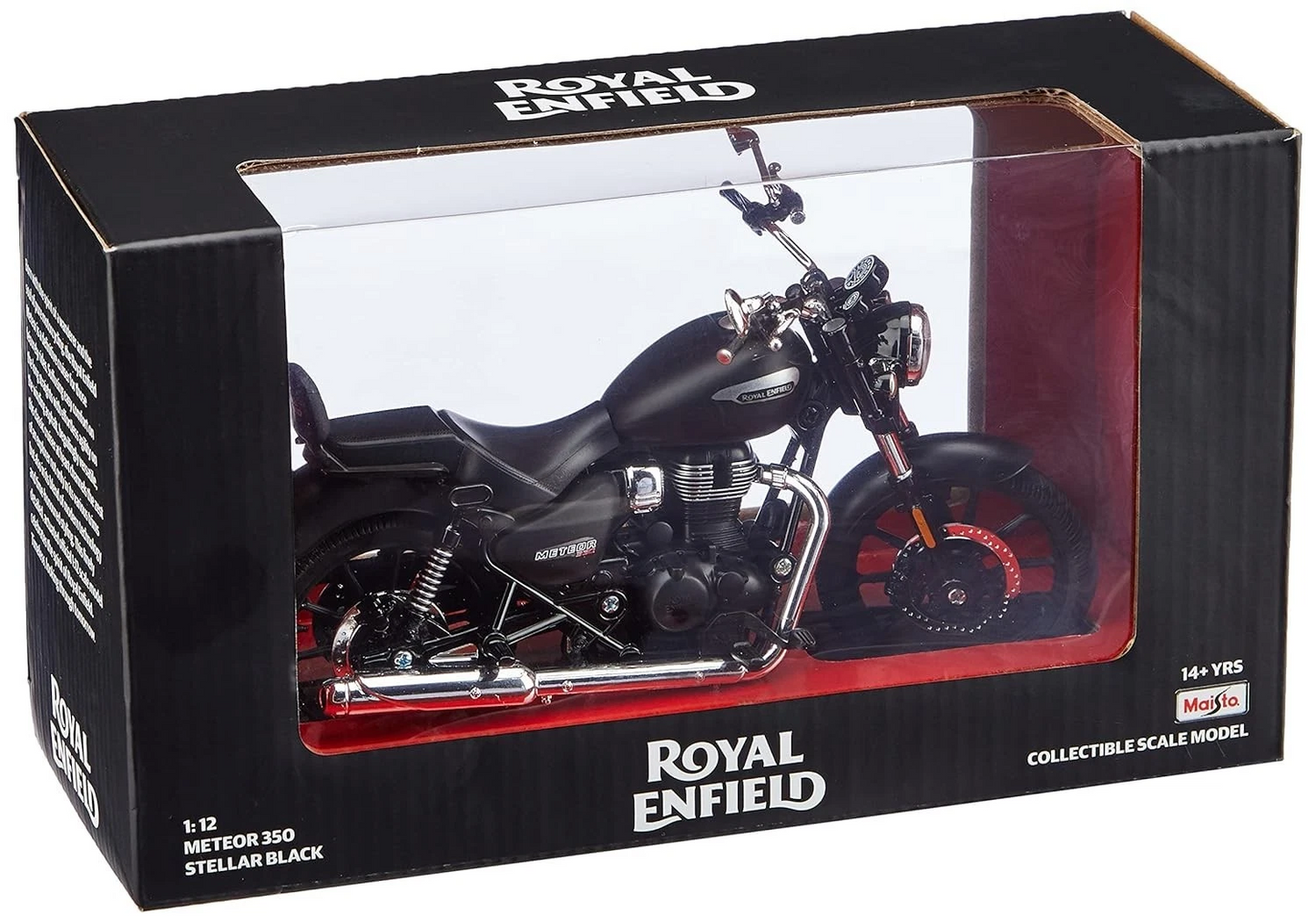 AUTODUX Royal Enfield Scale Model Meteor 350 Stellar Black