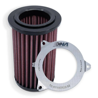 DNA Air Cover Stage 2 and Filter Combo Compatible for Royal Enfield Super Meteor 650 PN